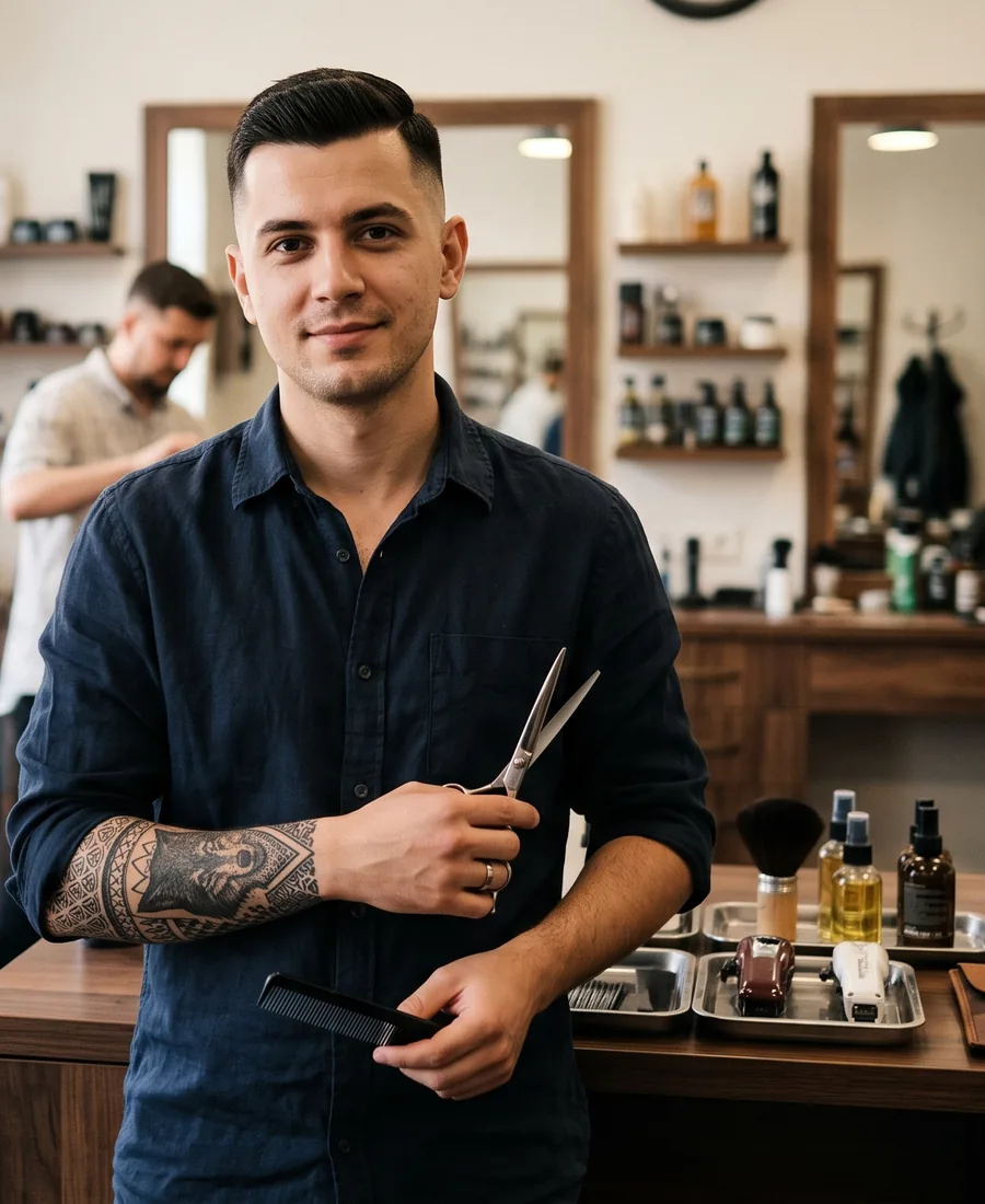 Portretul lui Vlad Marincaș în salon